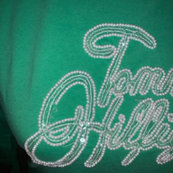 Tommy Hilfiger bling t-shirt size XL - Picture 3 of 4
